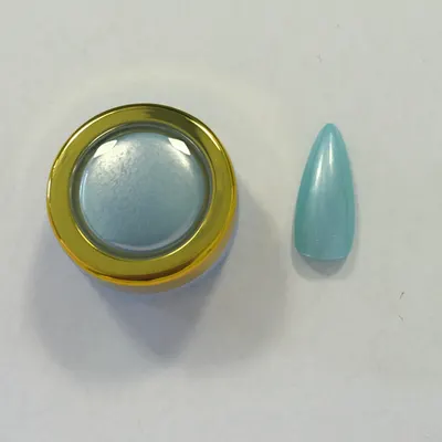 Pigment Unghii Nailsup Efect Satinat Albastru