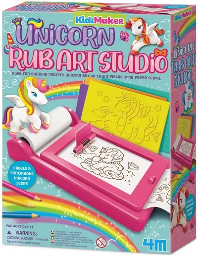 Set creativ 4M - Pictura cu zgârieturi, unicorni