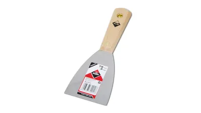 Spatula pictor cu maner lemn 75mm - RUBI-70911