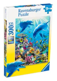 Puzzle Ravensburger din 300 XXL de piese - Aventura subacvatica