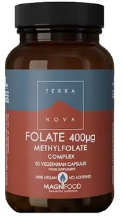 Folate Complex, 400 mcg, 50 capsule, Terra Nova