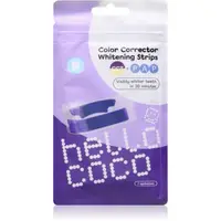 hello coco Color Corrector Whitening Strips benzi pentru ablirea dintilor