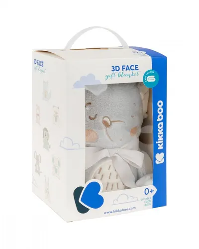 Paturica moale 75x100 cm KikkaBoo Baby blanket 3D Joyful Mice