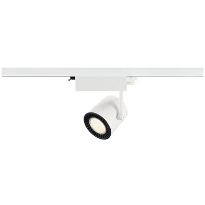 Iluminat decorativ pe sina, Melodii SUPROS TRACK, LED sistem 3 circuite alb alb 3000K CRI90 de luminat 60 ° 3380lm reflector incl. adaptor 3 circuite