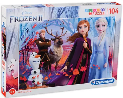 Puzzle Clementoni din 104 de piese - Regatul de gheata 2