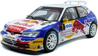Model de colecție SOLIDO Curse: Mașini - Peugeot 306 Maxi #1 S.Loeb/D.Elena Rally du Var (White) (2017) (SOL1808308)