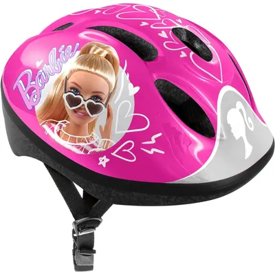 Casca de protectie pentru copii cu marime reglabila, 52-56cm, multicolor, Barbie