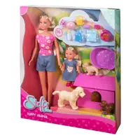 Set papusa Steffi, Evi si animalute, Steffi Love, Happy Animal, Catelusi