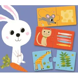 Puzzle duo Djeco La masă
