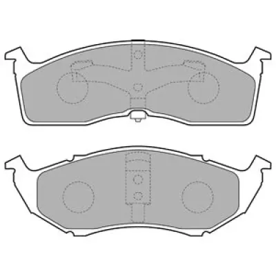 Set placute frana, frana disc DELPHI LP1531