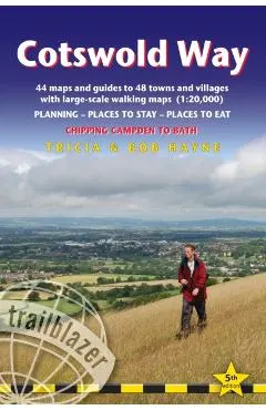 Cotswold Way: British Walking Guide: Planning, Places to Stay, Places to Eat; Includes 44 Large-Scale Walking Maps