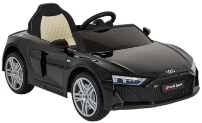 Mașină cu baterie Audi - R8 Spyder, negru metalizat