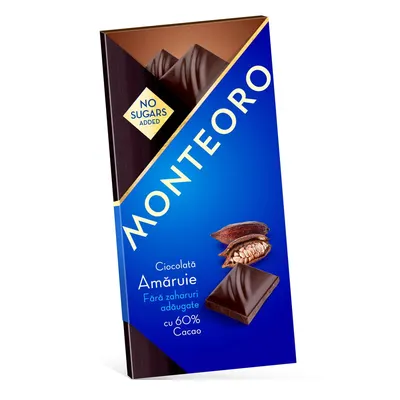 Ciocolata Amaruie F.zahar Monteoro 90gr