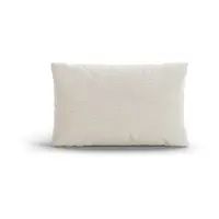 Pernă pentru canapea albă cu tapițerie din țesătură bouclé Poppy – Micadoni