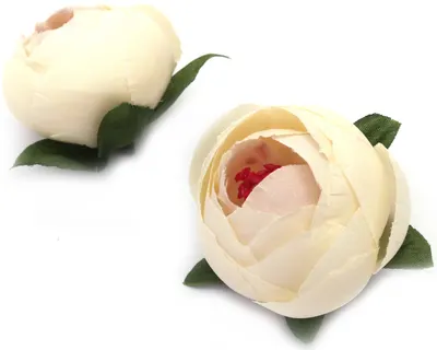 Flori pentru decor Em Art- Bujori, 4.5 cm, galben(5 buc.)