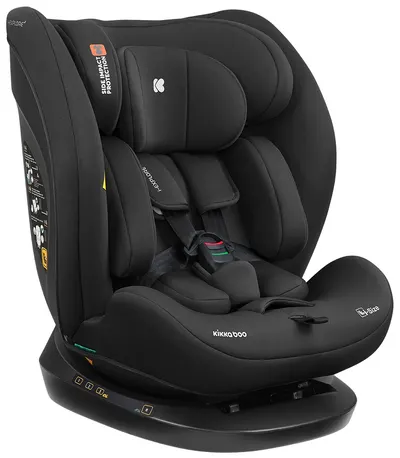 Scaun auto KikkaBoo - i-Explore 2, i-Size, 40-150 cm, Black