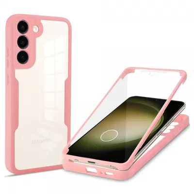 Husa pentru Samsung Galaxy S23+ S916, Techsuit, ColorVerse 360, Roz