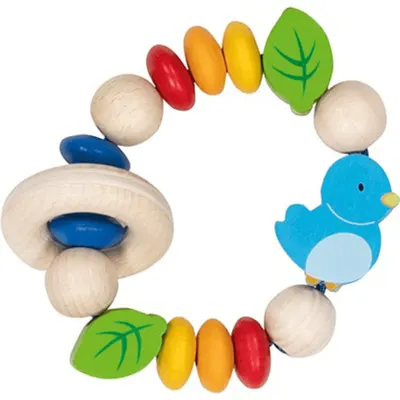 Zornăitor elastic pentru copii Goki - Bird