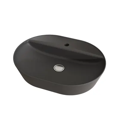 Lavoar baie pe blat Celesta Vista 60 x 45 x 11.5 cm ceramica antracit mat