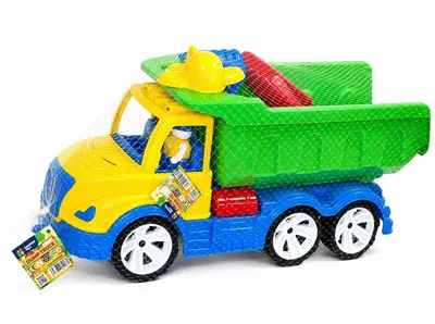Set basculanta verde Mati cu accesorii pentru nisip