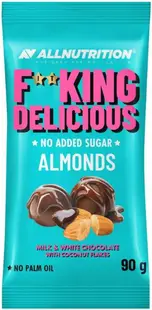 Fitking Delicious Almonds, ciocolată și cocos, 90 g, AllNutrition