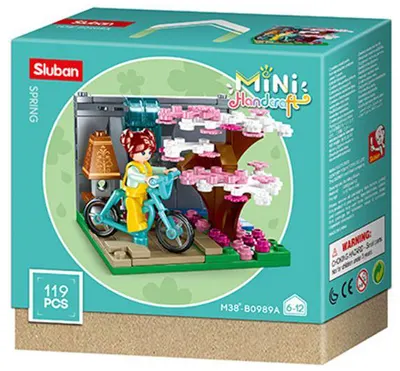 Constructor Sluban Girls Dream - Mini Handcraft, primăvară, 119 piese