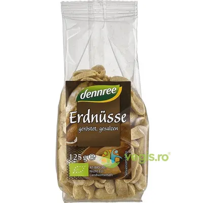 Arahide Decojite, Prajite si Sarate Ecologice/Bio 125g