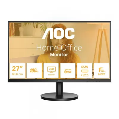 Monitor Consumer AOC 27B3CA2, 27", 1920 x 1080 pixeli, Black, 3 ani Garantie