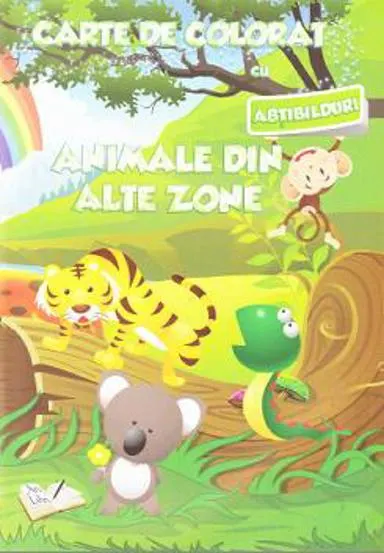Carte de colorat cu abțibilduri