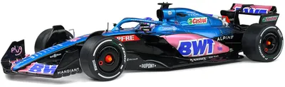 Model de colecție SOLIDO Curse: Mașini - Alpine A522 F.Alonso Blue Monaco GP (2022)