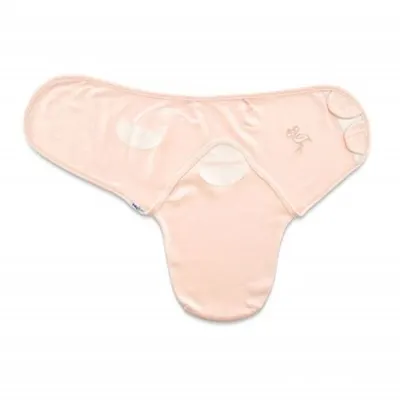 Sistem de infasare din bumbac 0-3 luni BabyJem Swaddle (Culoare: Somon)