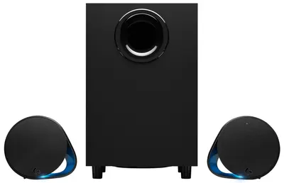 Sistem audio Logitech - G560 LIGHTSYNC, negru