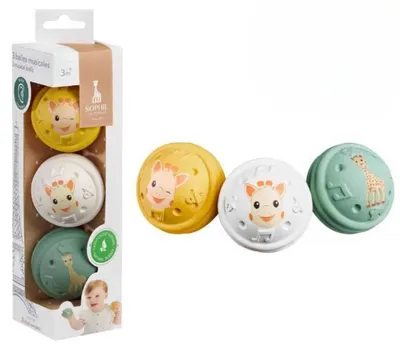 Mingi muzicale Sophie la Girafe - 3 buc