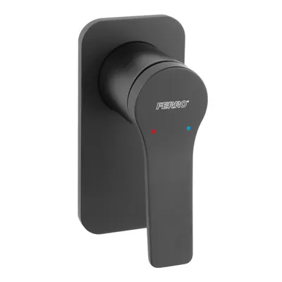 Baterie dus incastrata culoare negru Ferro, Stratos