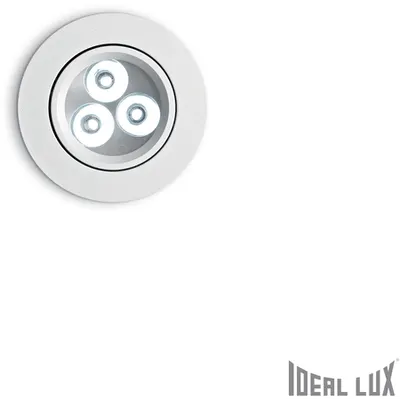 Spot incastrat Delta, D:85 mm, 3W, 270Lm, LED, Rotund, Alb