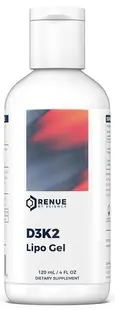 D3K2 Lipo Gel, 120 ml, Renue By Science
