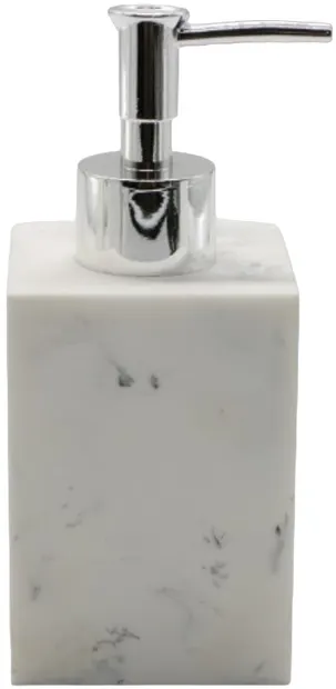 Dozator de săpun lichid Inter Ceramic - Lain, marmură albă