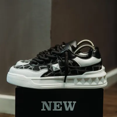 Adidasi Sneakers Garavani Grey-Black Abvg13(086-13) (mărime: 40)