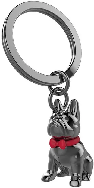 Breloc Metalmorphose - Bull Dog with Red Bow tie