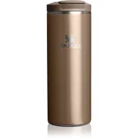 Stanley Transit Fliptop Mug cană termoizolantă mic Pale Gold Shine 350 ml