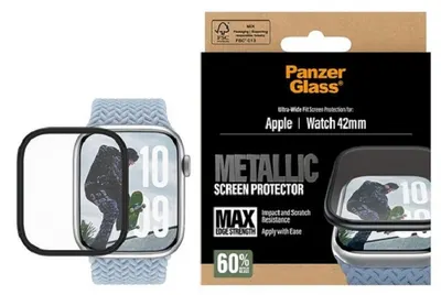 Protector de sticlă PanzerGlass - Apple Watch Ultra, 42mm, transparent