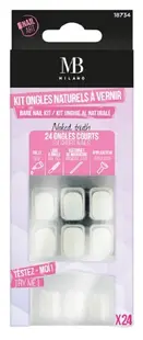 MB Milano Set unghii artificiale, scurte, 24 buc