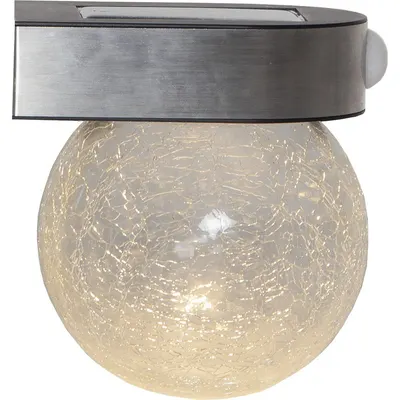 Aplică solară cu LED-uri pentru exterior Star Trading Glory, înălțime 14,5 cm