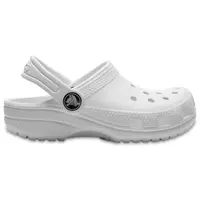 Papuci de tip crocs universali 206991100 pentru întregul an albi pentru bebeluși