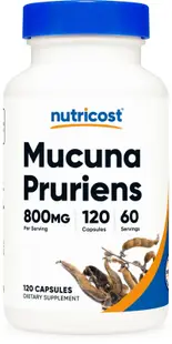 Mucuna Pruriens, 120 capsule, Nutricost