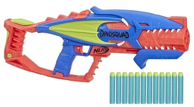 Blaster Nerf Dinosquad - Terrodak, cu 12 săgeți