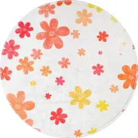 Covor pentru copii portocaliu-fildeș lavabil ø120 cm Fall Flowers – Vitaus