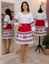 Rochie Traditionala stilizata Luna 3