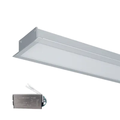 Profil Led de Mare Putere Ingropat S48 20w 4000k Gri+kit Emergenta