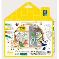 Set creativ - Decorare fereastra - Animale din jungla